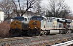 Close up of both trains after working Little Ferry yard